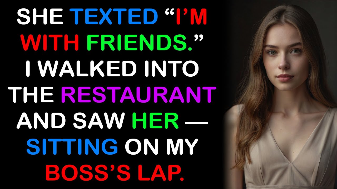 She Texted “I’m With Friends.” I Walked In and Saw Her on My Boss’s Lap