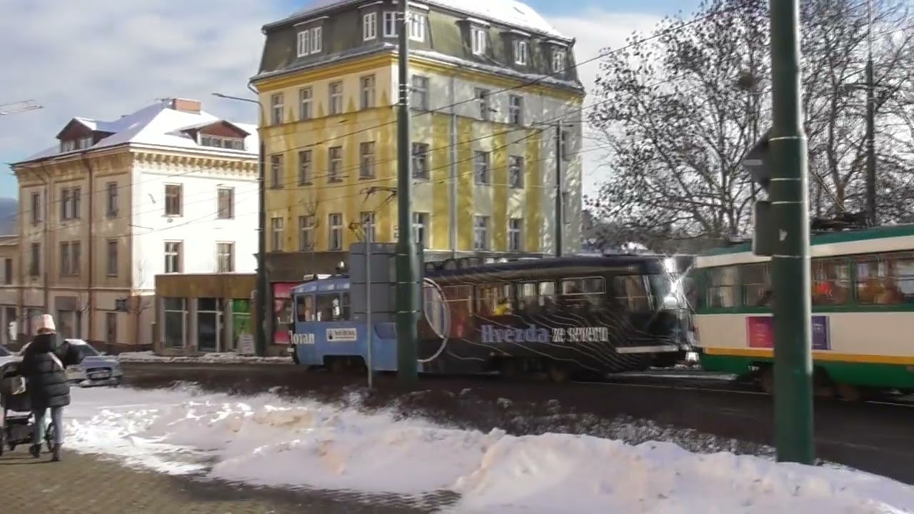 Straßenbahn/tramvaj Liberec 05.01.2026
