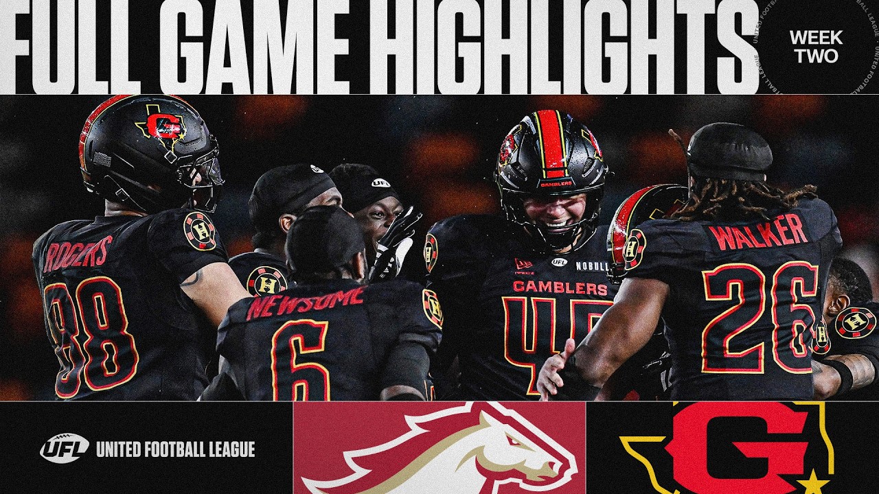 Birmingham Stallions vs Houston Gamblers Highlights | United Football League