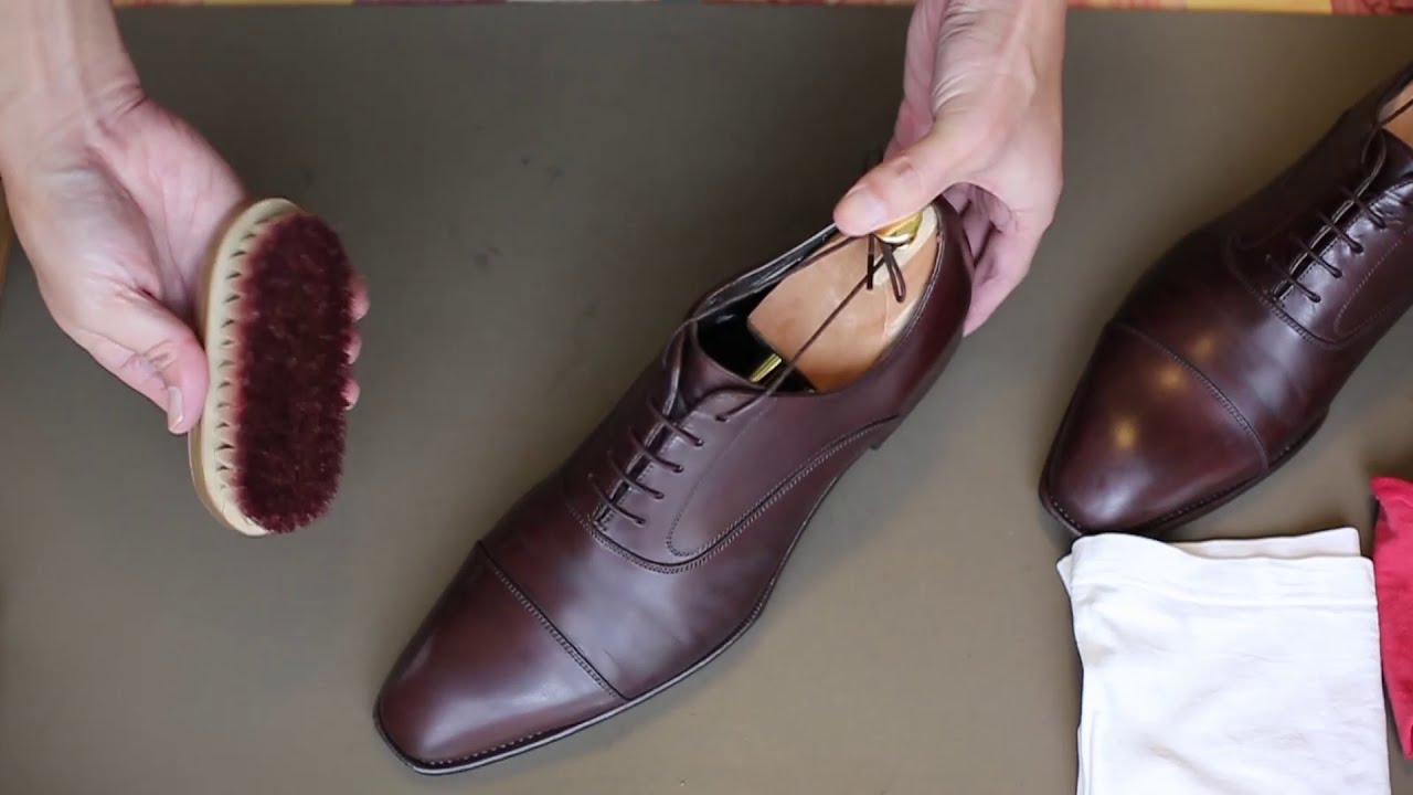 【靴磨き】SHETLANDFOX GLASGOW Simple shoe care