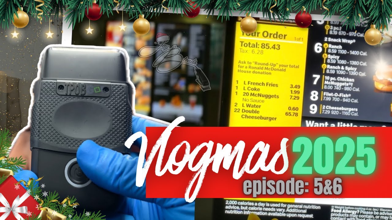 TPOB GO SHAVER и 22 ДВОЙНЫХ ЧИЗБУРГЕРА!? | VLOGMAS 2025🎄
