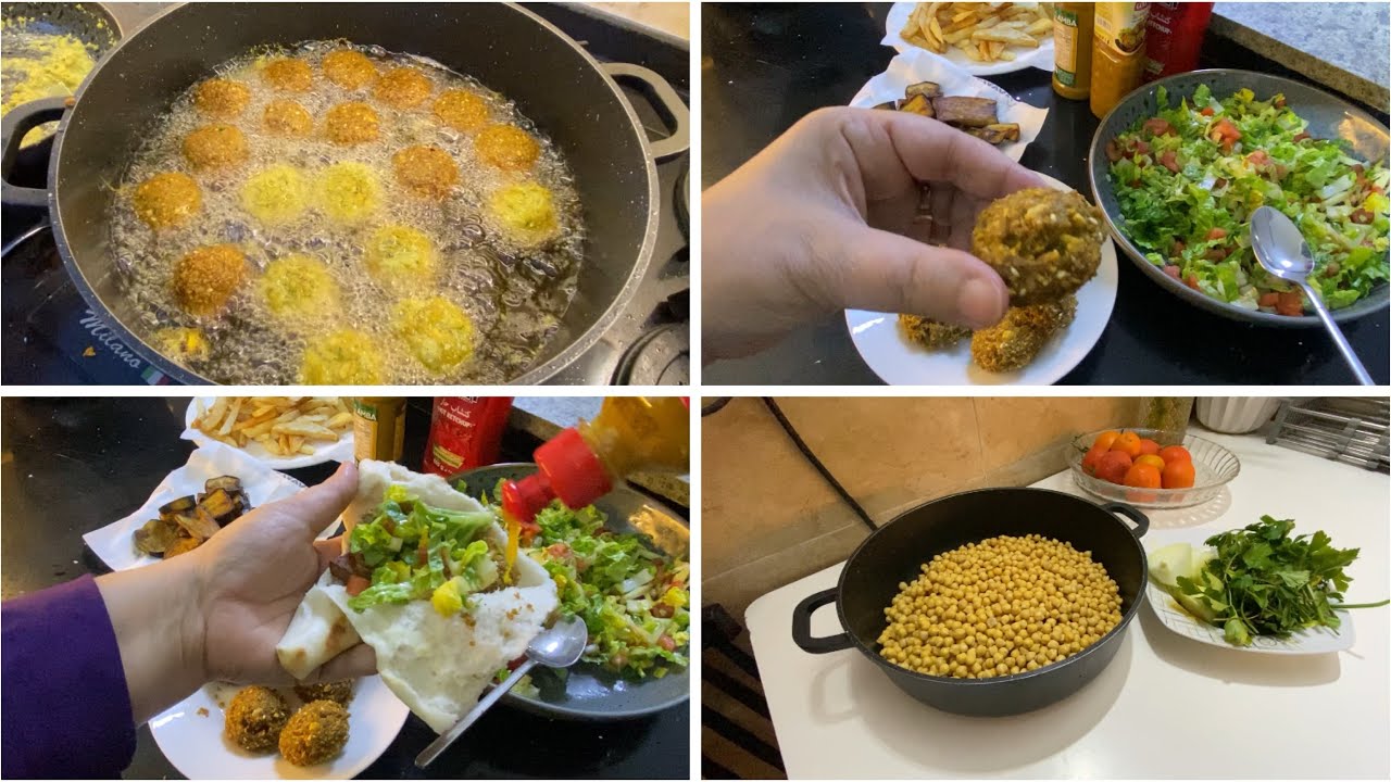 طريقه الفلافل😍والقرمشه دمار🥰