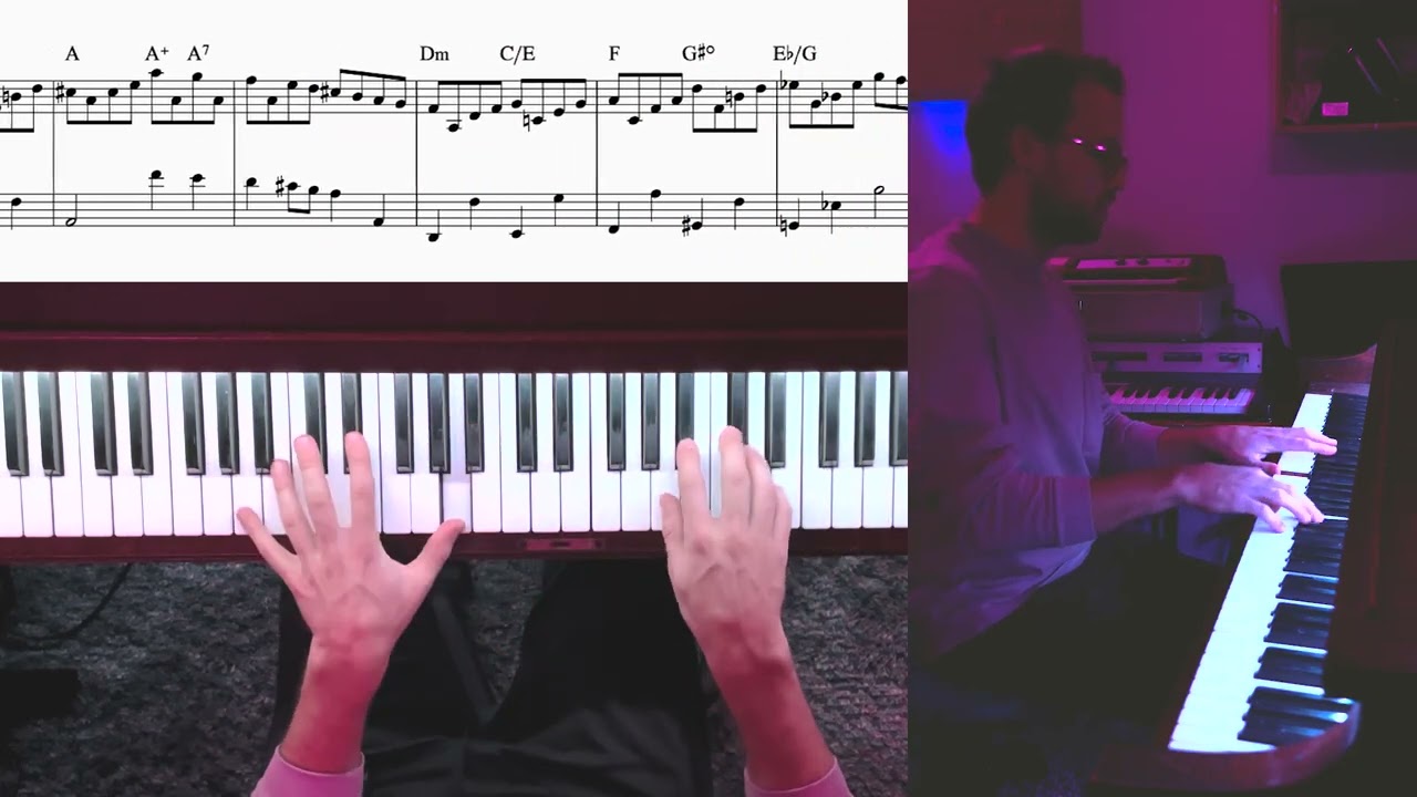 an unsettlingly soothing piano etude.