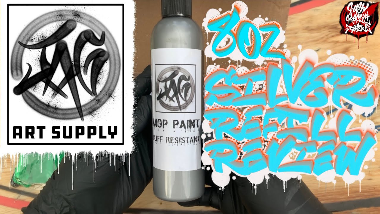 @jagartworks7159  8oz Silver mop paint Review.
