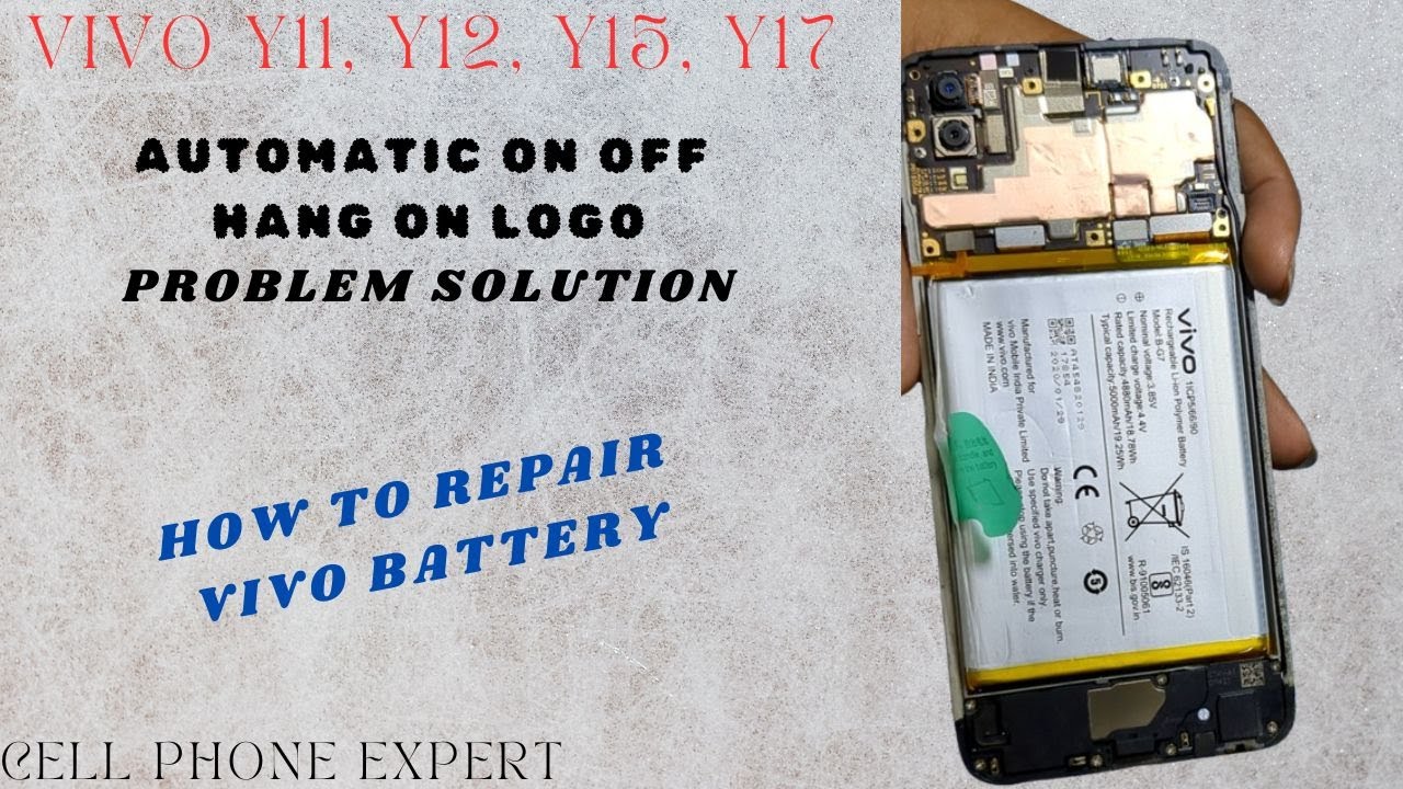 How To Repair Battery | VIVO Mobile battery repair| Y12 How to Replace VIVO Y series Battery #repair