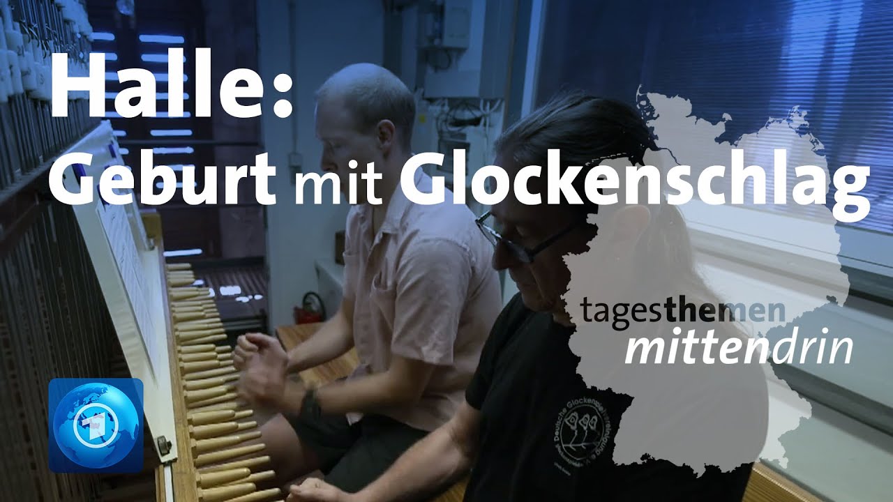 Halle: Geburt mit Glockenschlag