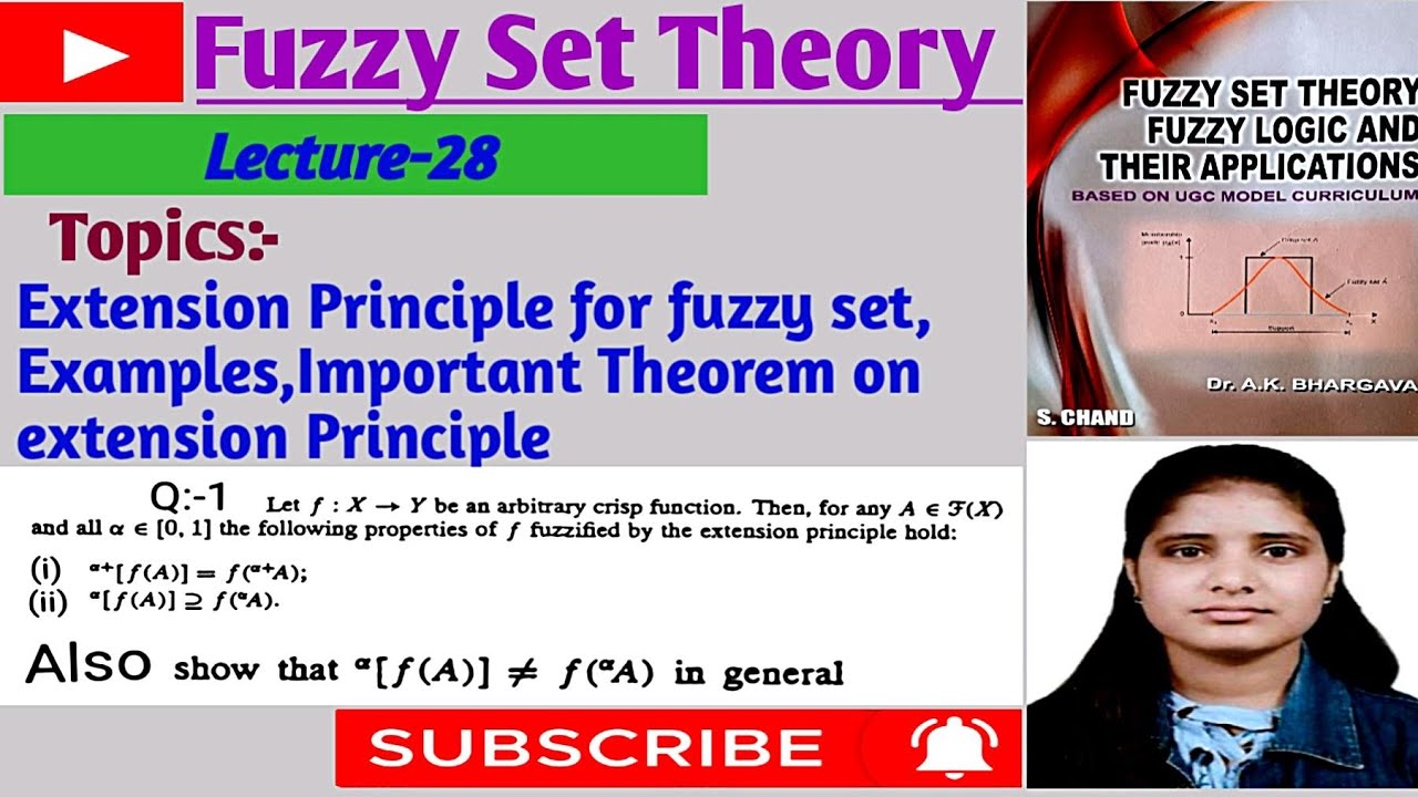 |Lec-28|Extension Principle for fuzzy set|Examples|Important Theorems on extension Principle#links👇