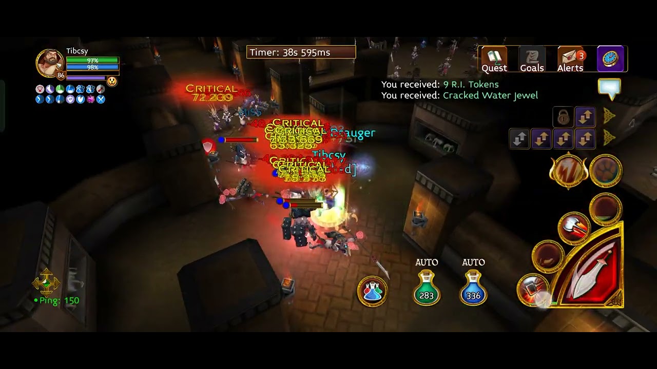 Arcane legends Rusk sword vs Star shield