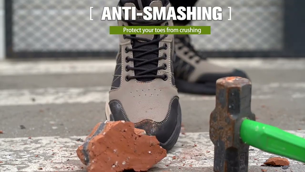 9KSAFETYJB Indestructible Men Safety Boots | Navigator 608B