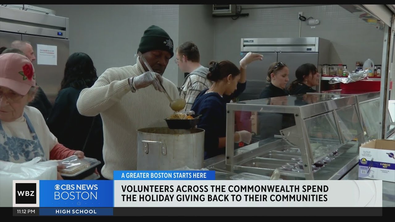 Thanksgiving volunteers serve up thousands of meals across Massachusetts