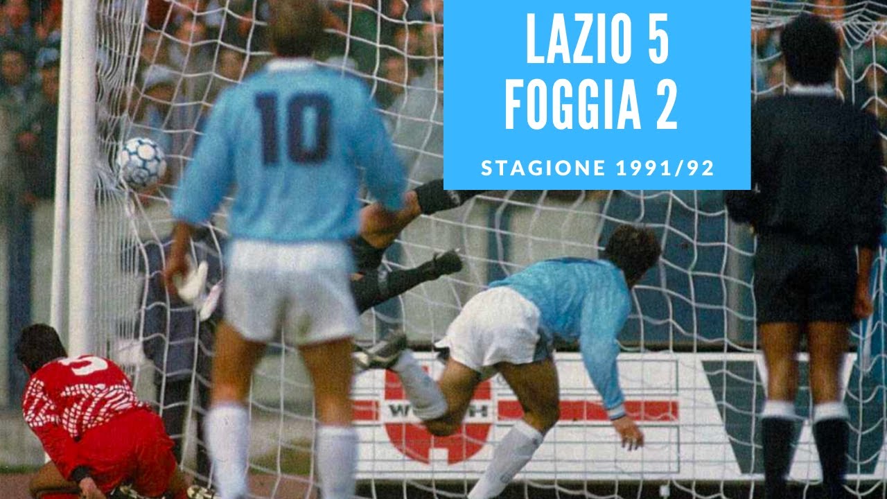 5 gennaio 1992: Lazio Foggia 5 2