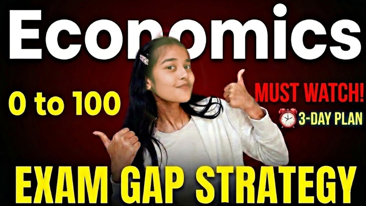Economics Exam Gap stategy | watch this before eco exam | how I got 95 #economics #class12 #commerce