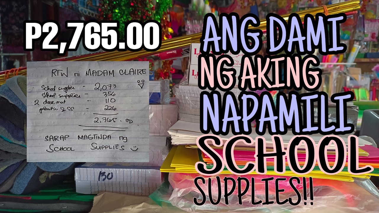 SCHOOL SUPPLIES HATAW PA RIN KAHIT BERMONTHS NA!! 😍🤑 | RTW ni MADAM CLAIRE ❤️