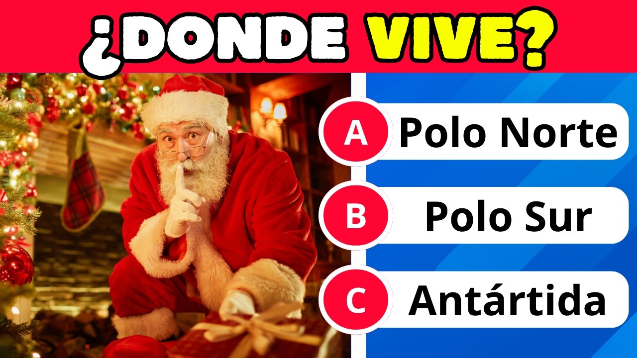QUIZ NAVIDEÑO 🎅 ¿Cuánto Sabes de la NAVIDAD?