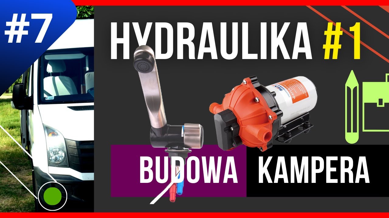 👉Hydraulika w kamperze Przykłady schematów instalacji #1 🟦 Budowa kampera 🟥