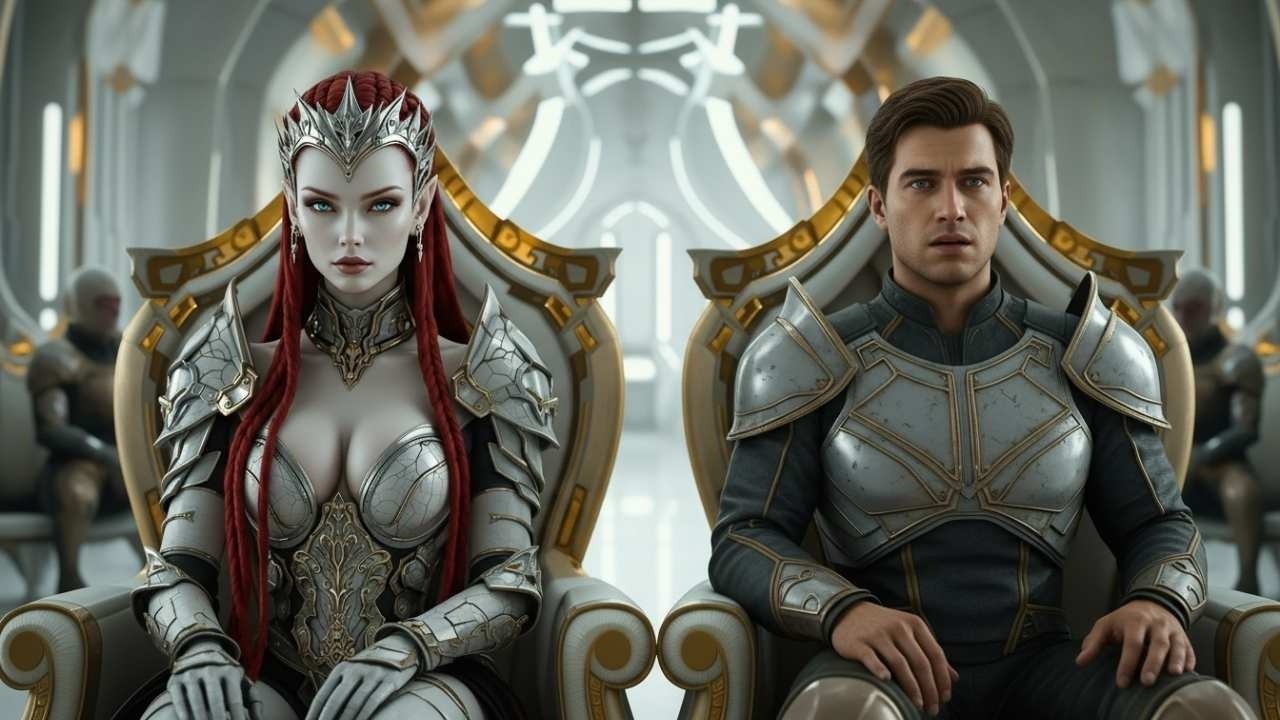 The Alien Queen Looked at Me with Hatred at First… Then Quietly Sat Next to Me