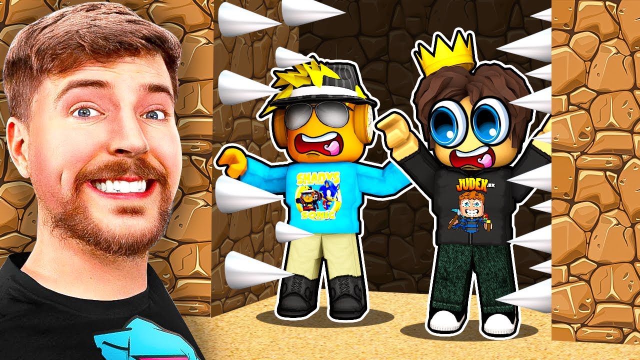 Flygter fra MrBeasts F&aelig;ngsel med Shadys i Roblox!