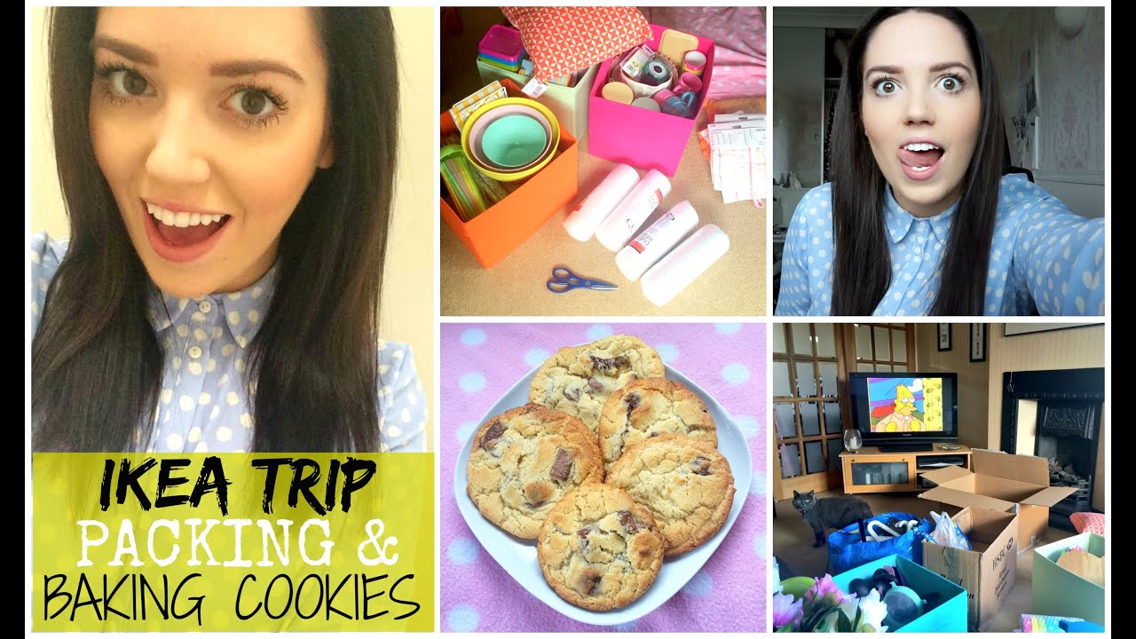 Ikea Trip, Baking Cookies & Packing For MOVING! | PlanetGabb ♡