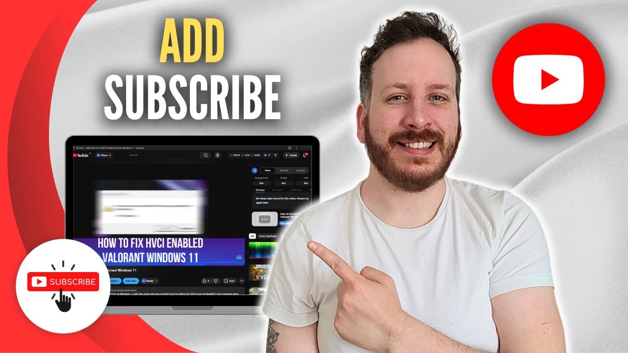 How To Add Subscribe Button On Youtube Video