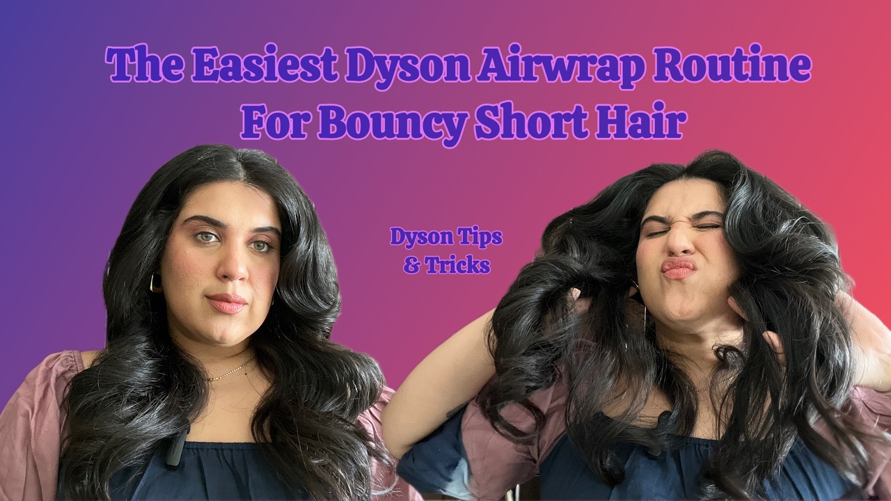 The Easiest Dyson Airwrap Routine for Bouncy Short Hair
