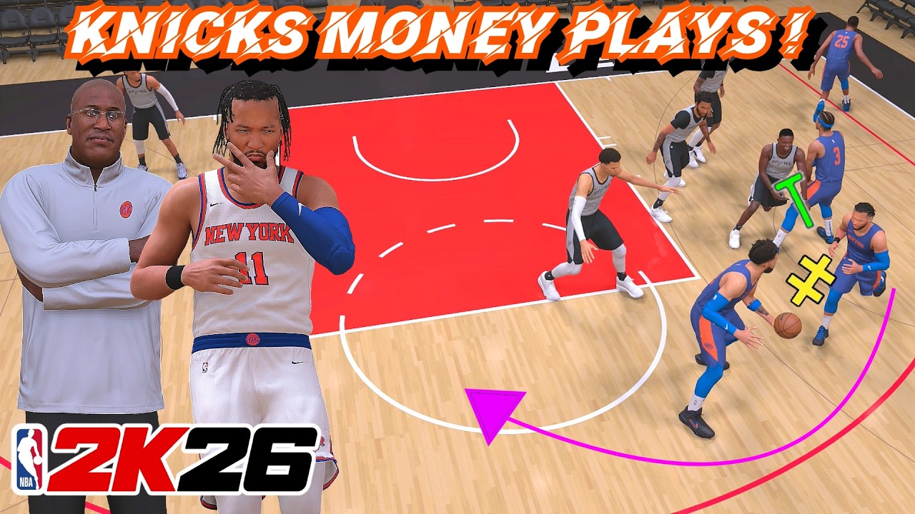 A Champion's Playbook! 7 Knicks Money Plays In NBA 2K26 !