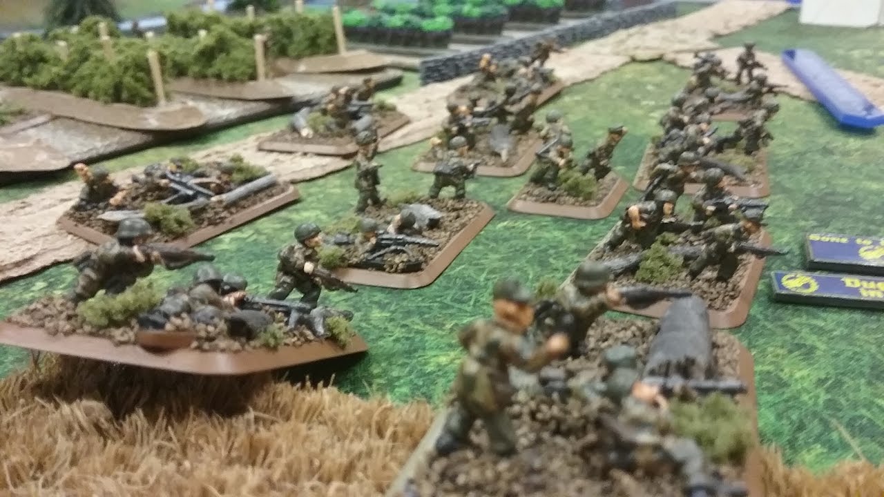 Flames of War Battle Report - Guards Lorried Rifle Company vs 6th Fallschirmjager
