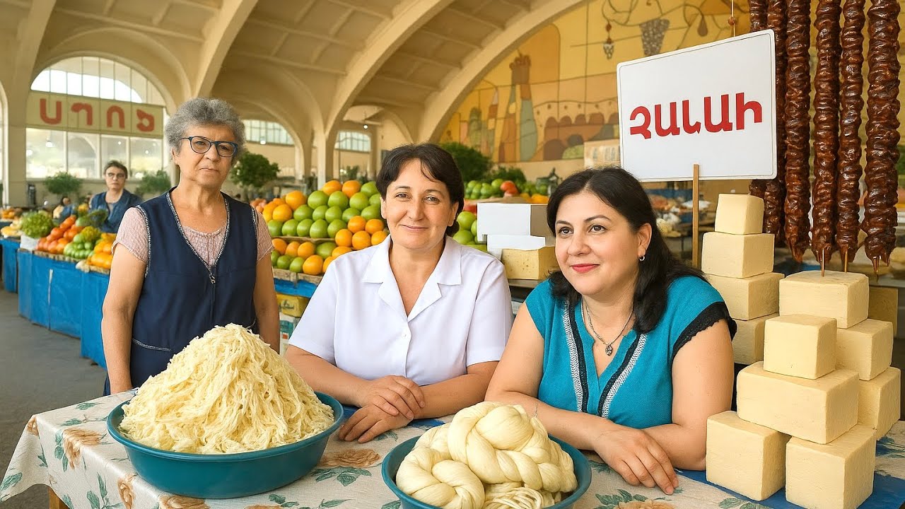 Շուկայի ՈւՐԱԽ ընկերուհիները, ԱՆՈւՇ պանիրն ու ՀԱՄՈՎ զրիցը