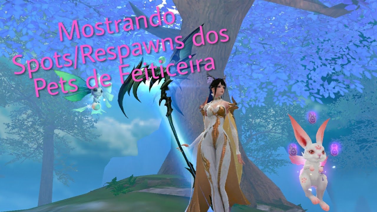 Mostrando os Spots/Respawns dos Pets Feiticeira!! Perfect World Mobile.