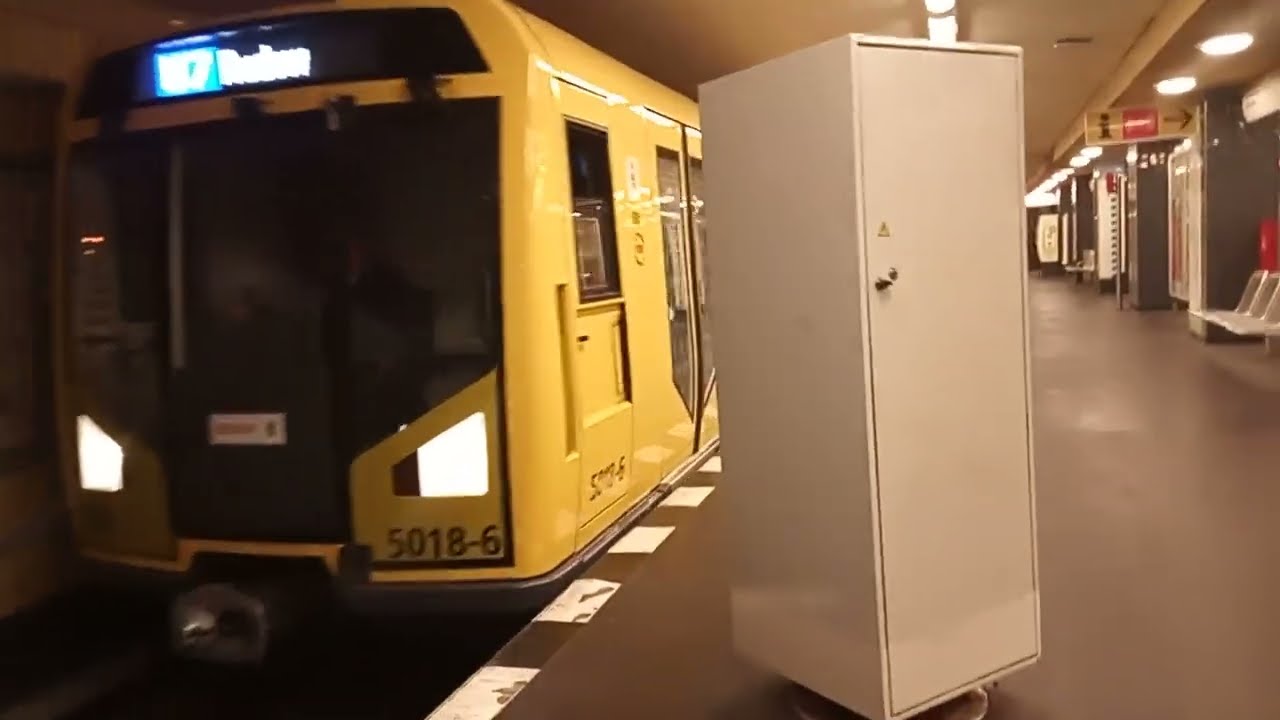 Mitfahrt auf der U7 von Hermannplatz Bis Zwickauer Damm im H Zug 5018-6 Teil 2