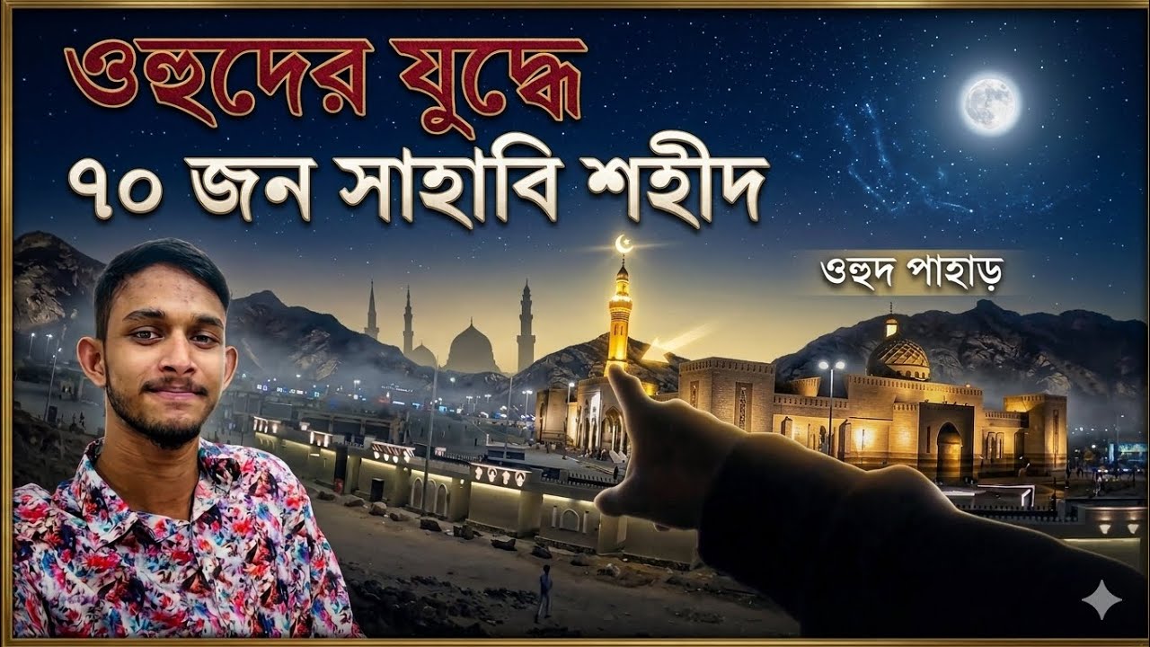 ওহুদের ময়দানে যে স্থানে ৭০ জন সাহাবির কবর নিজ চোখে দেখলাম 🥹 এসো মদিনা দেখবো 