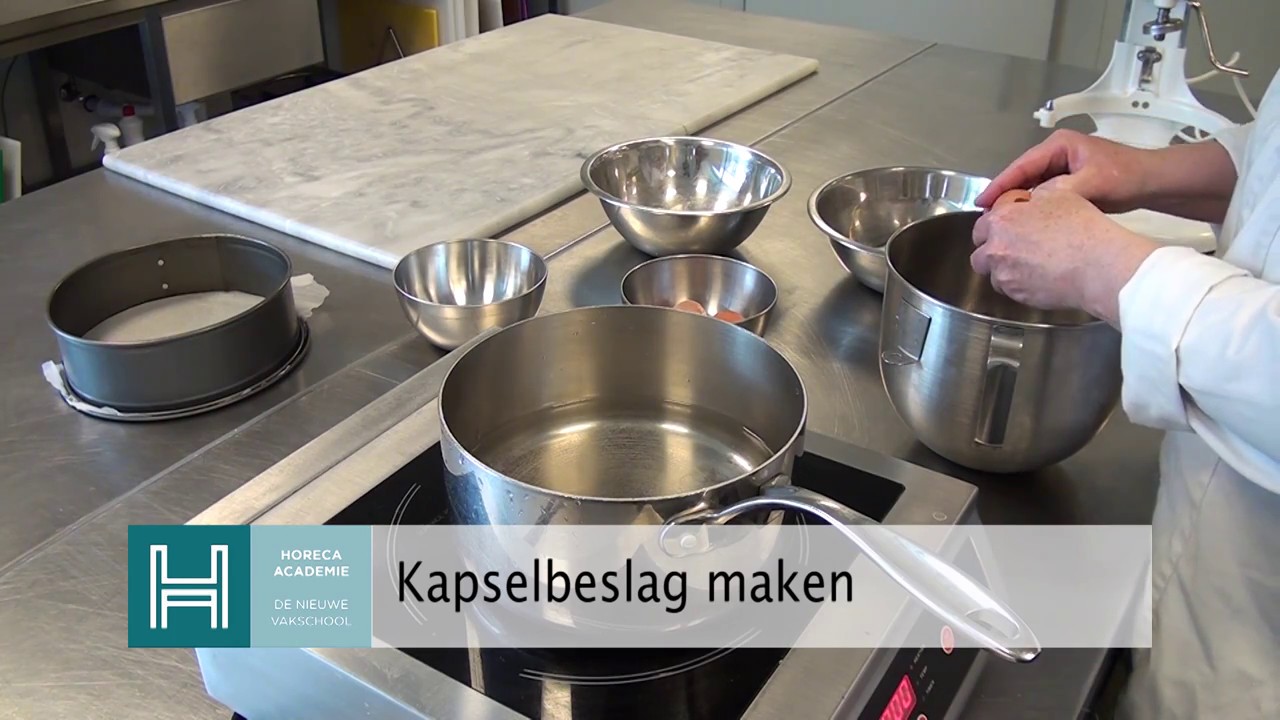 Extra basistechnieken: kapselbeslag biscuitbeslag maken voor