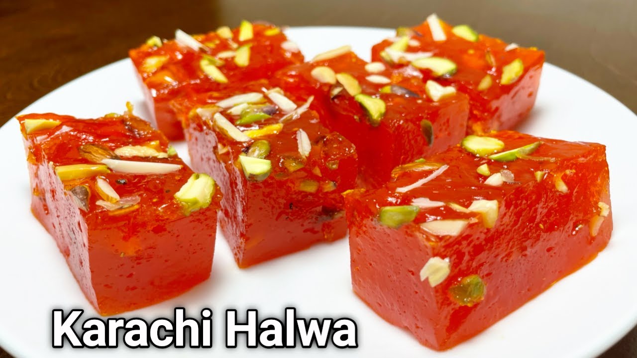 Karachi Halwa | Corn flour halwa | Bombay karachi halwa recipe | Halwa Recipe | Cornflour recipes
