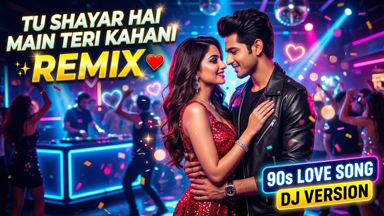 Tu Shayar Hai Main Teri Kahani ❤️ | 90s Love Song Remix | Romantic DJ Mix | Old Bollywood Hit