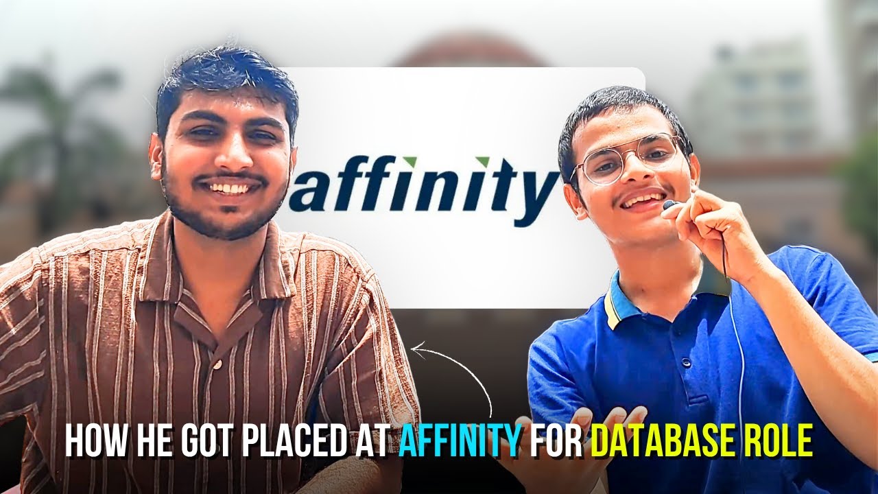 Affinity Global Interview Experience | SQL Questions, Resume Tips & Placement Journey from VJTI