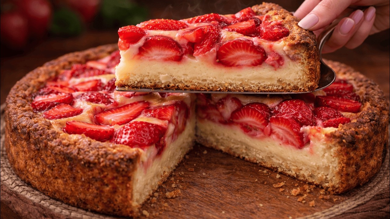 I Never Get Tired of Baking This! The Most Delicate Strawberry Dessert