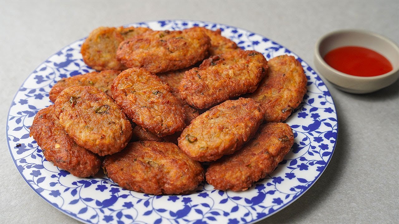 Rice Potato Cutlet | Raw Potato Rice Snacks | Rice Aloo Snacks | Yummy
