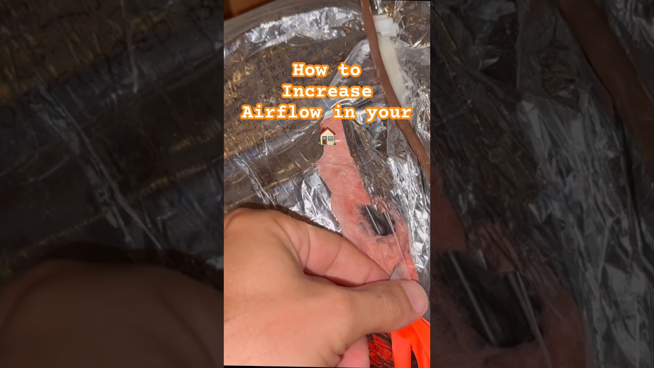 How to increase airflow in your 🏠 #dampers #hvac
