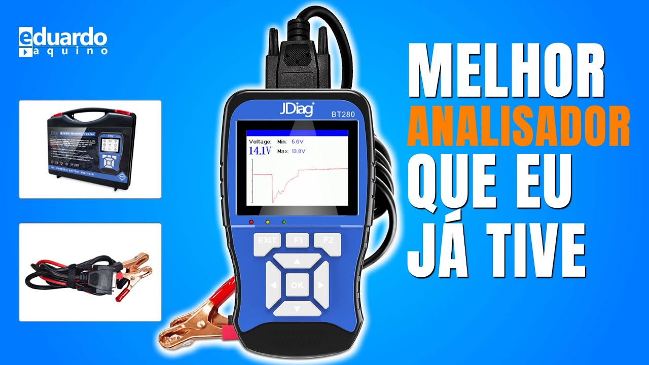 O melhor Analisador de Baterias Chumbo Ácido que Já tive | #Unboxing