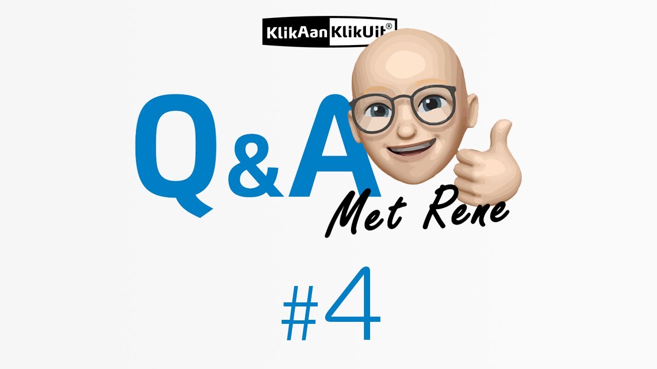 De KlikAanKlikUit ''Q&A met Rene' #4