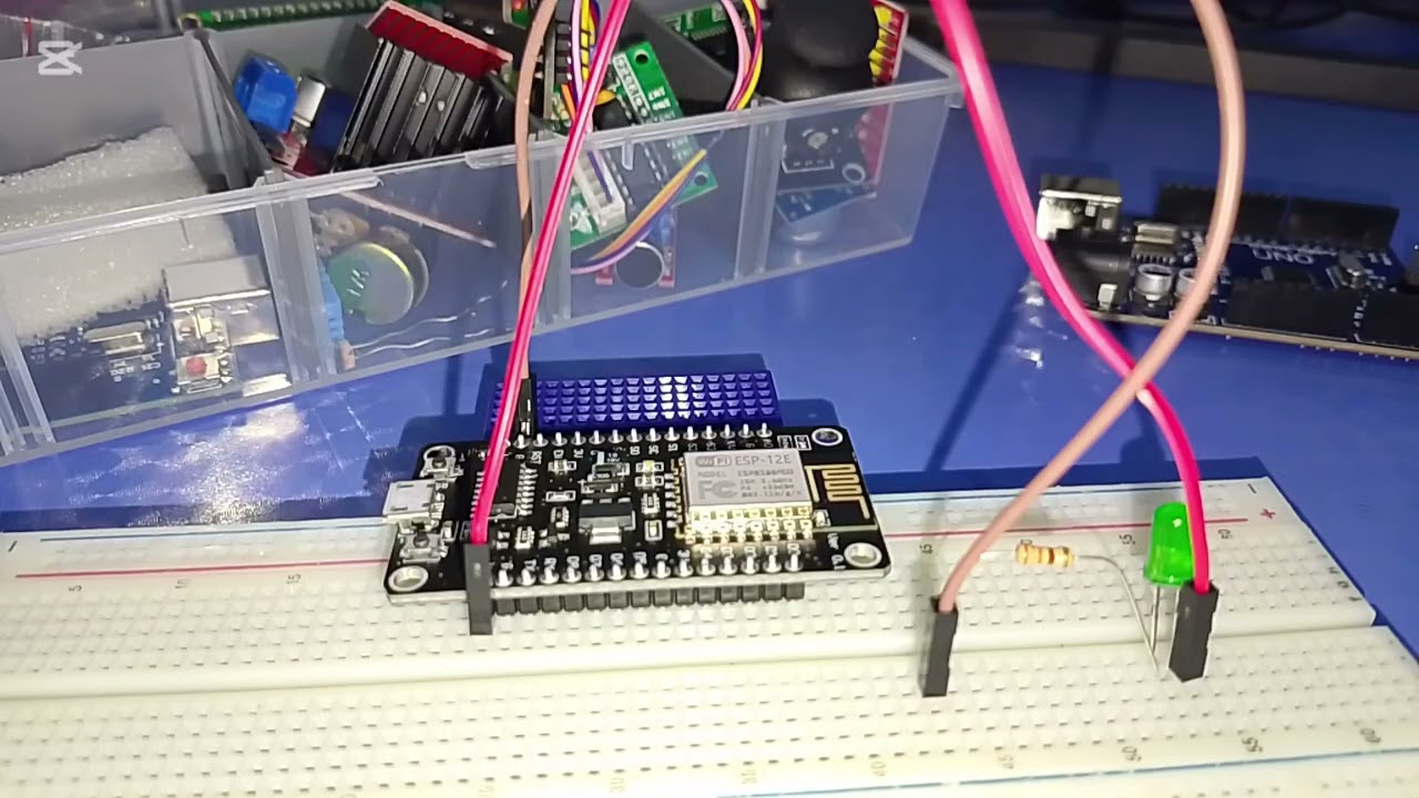 ESP8266 12E ile led yakmak