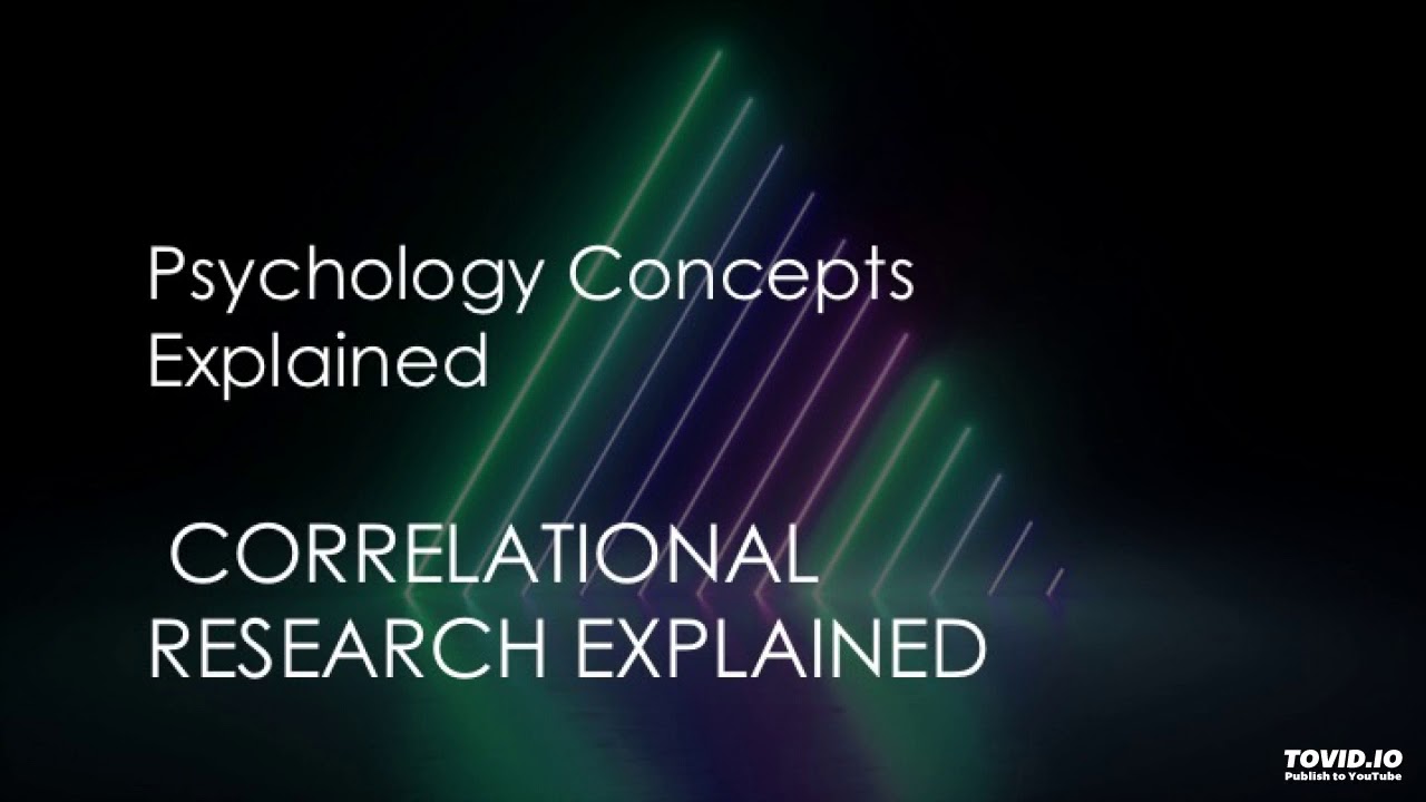 Correlational Research Method Explained