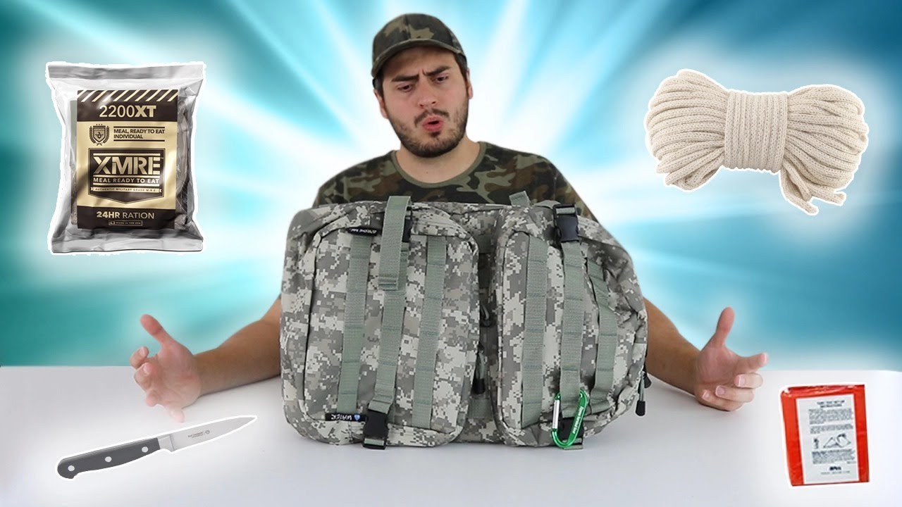 ABRINDO UMA MOCHILA DE SOBREVIVÊNCIA MISTERIOSA DE $200 !!