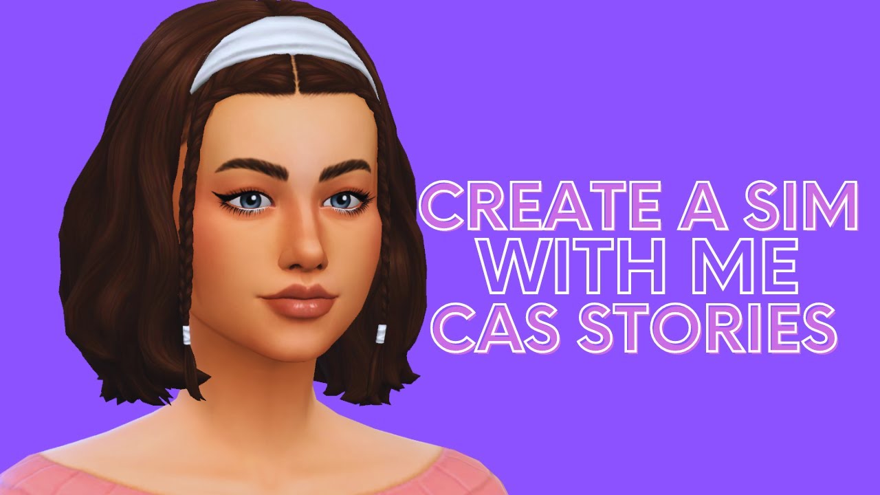 create a sim with me via cas stories in the sims 4