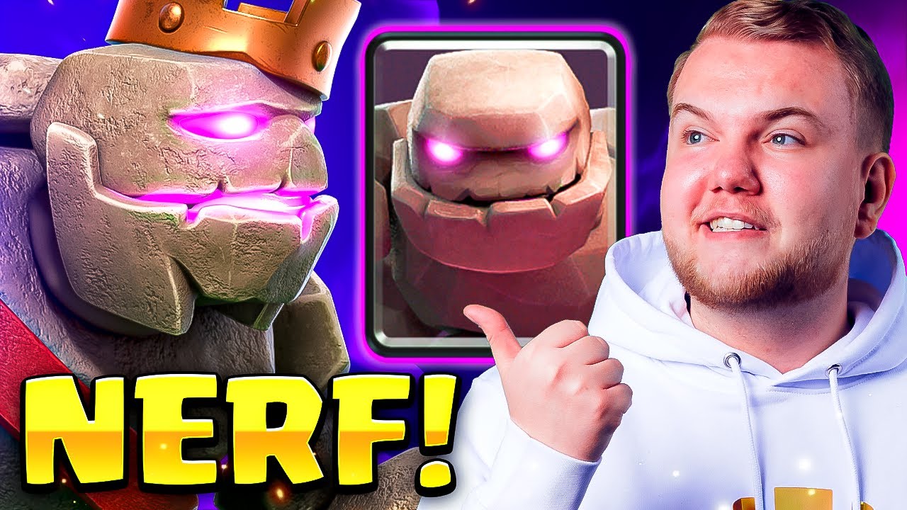 BEST NEW META GOLEM DECK DESTROYS EVERYONE IN CLASH ROYALE!