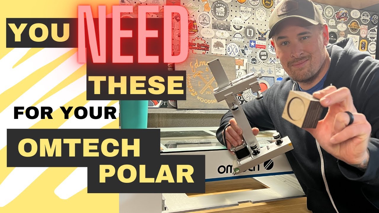 How to make Tumbler Risers for your OMTech Polar