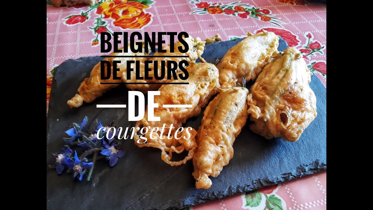 BEIGNETS DE FLEURS DE COURGETTES #En direct du Potager