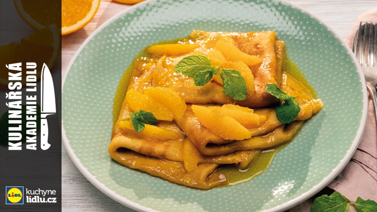 Crepes Suzette &ndash; palačinka na pomeranč&iacute;ch - Roman Paulus - Kulin&aacute;řsk&aacute; Akademie Lidlu