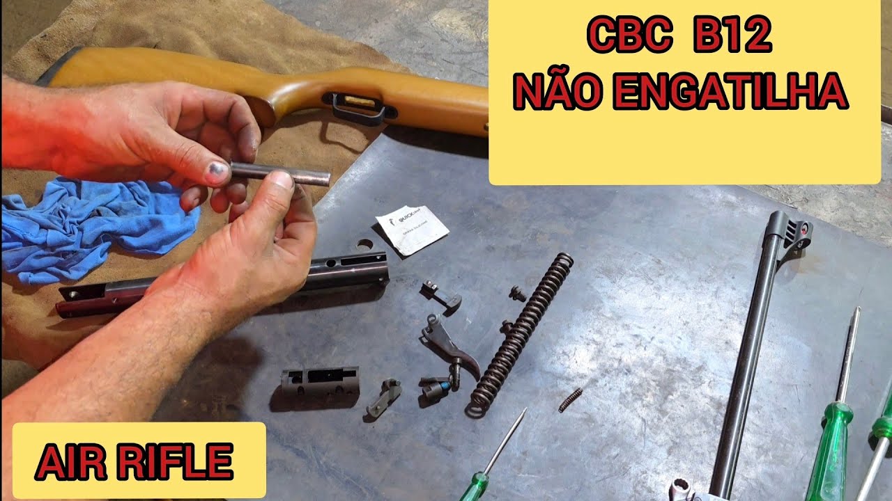 Air Rifle CBC Montenegro B12-6 não está armando .