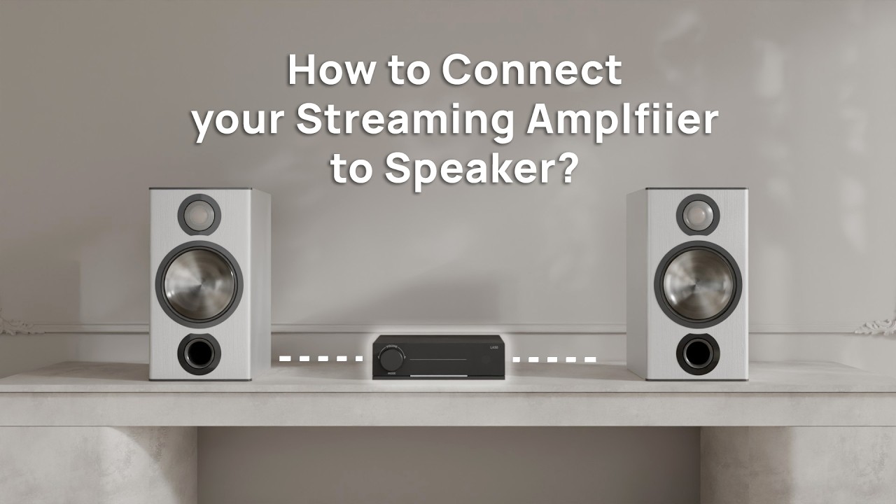 How to Connect Your Streaming Amplifier to Speaker? #arylic #la50 #audiosetup