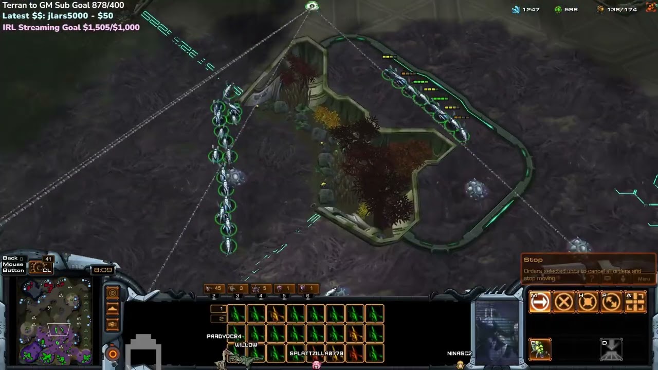 StarCraft 2: Nina (Z) vs (P) 【Map: Persephone】